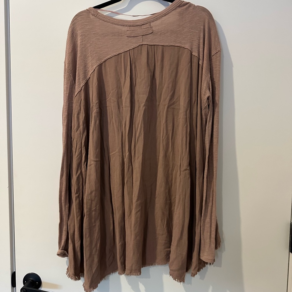 Brown Long Sleeve Tunic